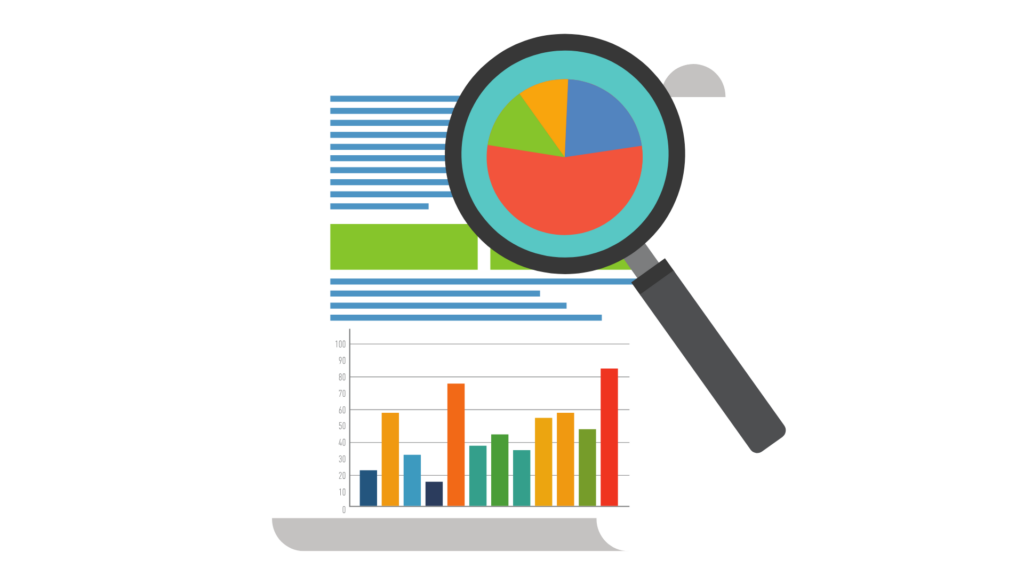 Aptic Consulting - Lupa destacando insights de dados.